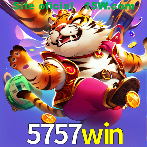 Imagem promocional da 5757win mostrando a plataforma e suas vantagens